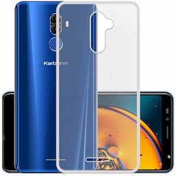 Amazon Brand - Solimo Mobile Cover for Karbonn Platinum P9 (Soft & Flexible Back Case), Transparent