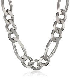 Collar de plata de ley para hombre, estilo italiano, sólido