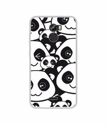 Amazon Brand - Solimo Designer Panda Texture UV Printed Soft Back Case Mobile Cover for Gionee X1