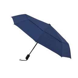 Amazon Brand - Solimo Umbrella with Wind Vent (Auto-Open & Close Function) - Blue