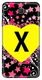 Amazon Brand - Solimo Designer Heart Pattern Alphabet-X 3D Printed Hard Back Case Mobile Cover for Samsung Galaxy J7 Prime