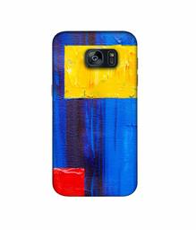 Amazon Brand - Solimo Designer Rectangle On Canvas 3D Printed Hard Back Case Mobile Cover for Samsung Galaxy S7 Edge