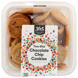 365 Everyday Value, Two-Bite Chocolate Chip Cookies, 10.5 oz (Frozen)