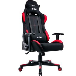 UMI. Essentials Ergonomic Swivel Chair with Headrest and Lumbar Support