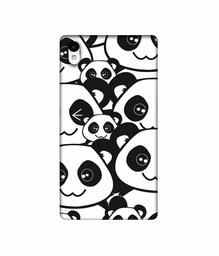 Amazon Brand - Solimo Designer Panda Texture 3D Printed Hard Back Case Mobile Cover for Sony Xperia Z2