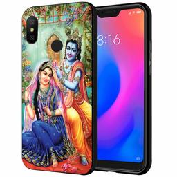 Amazon Brand - Solimo Designer Lord Radha Krishna Printed Hard Back Case Mobile Cover for Redmi 6 Pro