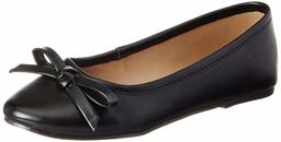 Amazon Brand - Symbol Women's Black Ballet Flats-5 UK (38 EU) (8 US) (SYM-WS-003)