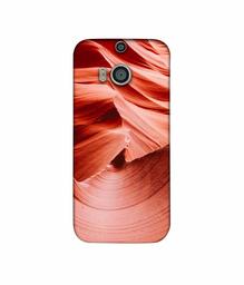 Amazon Brand - Solimo Designer Sand Mountain 3D Printed Hard Back Case Mobile Cover for HTC One M8