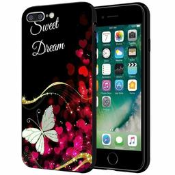 Amazon Brand - Solimo Designer Butterfly Printed Hard Back Case Mobile Cover for Apple iPhone 8 Plus / 7 Plus (D1145)