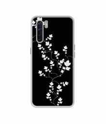 Amazon Brand - Solimo Designer Color Flowers UV Printed Soft Back Case Mobile Cover for Oppo F15