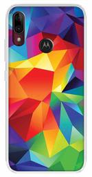 Amazon Brand - Solimo Designer Multicolor Art Printed Soft Back Case Mobile Cover for Motorola Moto E6s / Motorola Moto E6 Plus