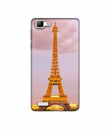 Amazon Brand - Solimo Designer Eiffel Tower Paris 3D Printed Hard Back Case Mobile Cover for Vivo V1