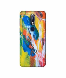 Amazon Brand - Solimo Designer Multicolor Paint On Wall 3D Printed Hard Back Case Mobile Cover for Nokia 7.1