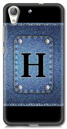 Amazon Brand - Solimo Designer Button Jeans Alphabet-H 3D Printed Hard Back Case Mobile Cover for Huawei Honor 5A