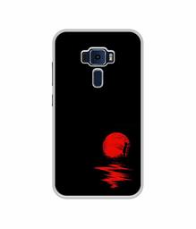 Amazon Brand - Solimo Designer Red Moon UV Printed Soft Back Case Mobile Cover for Asus Zenfone 3 ZE520KL