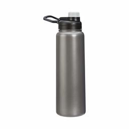 AmazonBasics Stainless Steel Insulated Water Bottle with Spout Lid