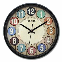 Amazon Brand - Solimo 12-inch Wall Clock - Snooker (Silent Movement)