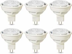 AmazonBasics Professional LED GU5.3 MR16 Spotlight Bulb, 35W Equivalent, Warm White, Dimmable - Pack of 6