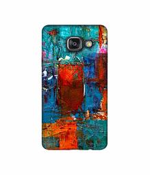 Amazon Brand - Solimo Designer Rectangle Color 3D Printed Hard Back Case Mobile Cover for Samsung Galaxy A3 (2016)