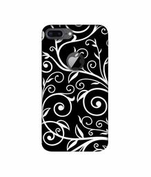 Amazon Brand - Solimo Designer Flower Patterns 3D Printed Hard Back Case Mobile Cover for Apple iPhone 8 Plus (with Logo Cut)