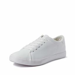 Amazon Brand - Symbol Men's White 1 PU Sneakers-8 UK/India (42 EU) (AZ-YS-174A)