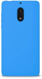 Amazon Brand - Solimo Mobile Cover (Soft & Flexible Back case) for Nokia 6 (Blue)