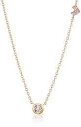 [An AJC Collection] an AJC Collection Diamond Pink Sapphire K Yellow Gold Necklace 0344 – 0777 – 0013 – 0000 