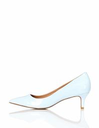 Amazon Brand: Find Kitten Heel Court Women's Court Shoes, Blue Pale Blue, 41 EU