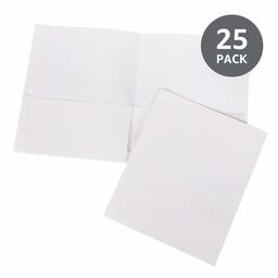 AmazonBasics Two-Pocket Folder, 25 Set