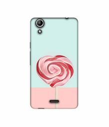 Amazon Brand - Solimo Designer Round Candy 3D Printed Hard Back Case Mobile Cover for Micromax Canvas Selfie 2 Q340