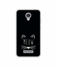 Amazon Brand - Solimo Designer Meow UV Printed Soft Back Case Mobile Cover for Panasonic Eluga i2 Active