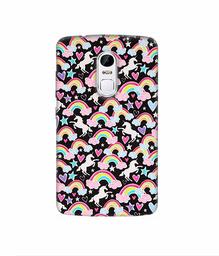 Amazon Brand - Solimo Designer Unicorn Texture 3D Printed Hard Back Case Mobile Cover for Lenovo Vibe X3