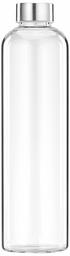 Amazon Brand - Solimo Boroscilicate Glass Water Bottle, 1 Litre