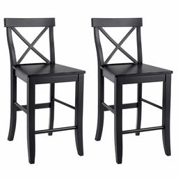 Amazon Brand – Ravenna Home Classic Barstool, Set of 2, 39