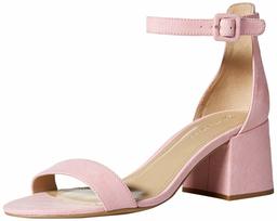 The Drop Lyon Block Heeled Strappy Sandal, Pink Nectar, 9 (US) 7 (UK)