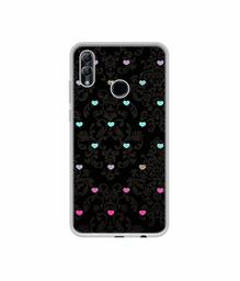 Amazon Brand - Solimo Designer Heart Texture UV Printed Soft Back Case Mobile Cover for Honor 10 Lite