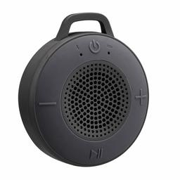 AmazonBasics Wireless Shower Speaker with 5W Driver, Suction Cup, Built-in Mic - Gray