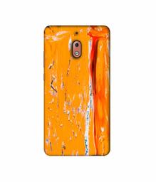 Amazon Brand - Solimo Designer Gold Yellow Paint 3D Printed Hard Back Case Mobile Cover for Nokia 2.1