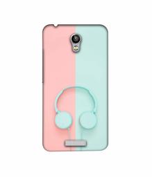 Amazon Brand - Solimo Designer Head Phone 3D Printed Hard Back Case Mobile Cover for Micromax Canvas Spark Q380