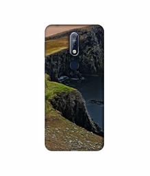 Amazon Brand - Solimo Designer Mountain Valley 3D Printed Hard Back Case Mobile Cover for Nokia 7.1