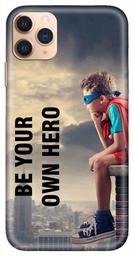 Amazon Brand - Solimo Designer Be Our Own Hero 3D Printed Hard Back Case Mobile Cover for Apple iPhone 11 Pro Max