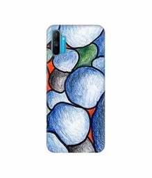 Amazon Brand - Solimo Designer Pebbles Drawing 3D Printed Hard Back Case Mobile Cover for Realme C3