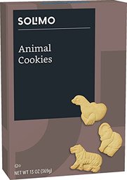 Amazon Brand - Solimo Animal Cookies, 13 Ounce