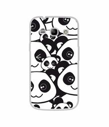 Amazon Brand - Solimo Designer Panda Texture UV Printed Soft Back Case Mobile Cover for Samsung Galaxy J1