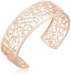 Armband Sterling-Silber 925 filigranes offen 16,5 cm,rose,6.5