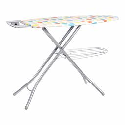 AmazonBasics Ironing Board with Storage Compartment and Iron Rest, Large, 123 x 46 cm, Grey