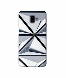 Amazon Brand - Solimo Designer Hexagon Texture 3D Printed Hard Back Case Mobile Cover for Samsung Galaxy J6 Plus