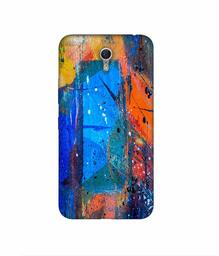 Amazon Brand - Solimo Designer Blue and Orange Brush 3D Printed Hard Back Case Mobile Cover for Lenovo ZUK Z1