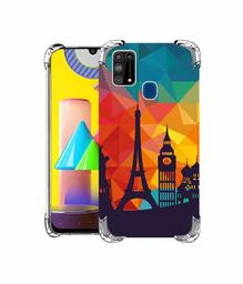 Amazon Brand - Solimo Designer Colored Paris UV Printed Soft Back Case Mobile Cover for Samsung Galaxy M31