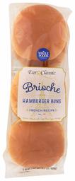 Whole Foods Market, Bun Brioche Hamburger 6 Count, 10.6 Ounce